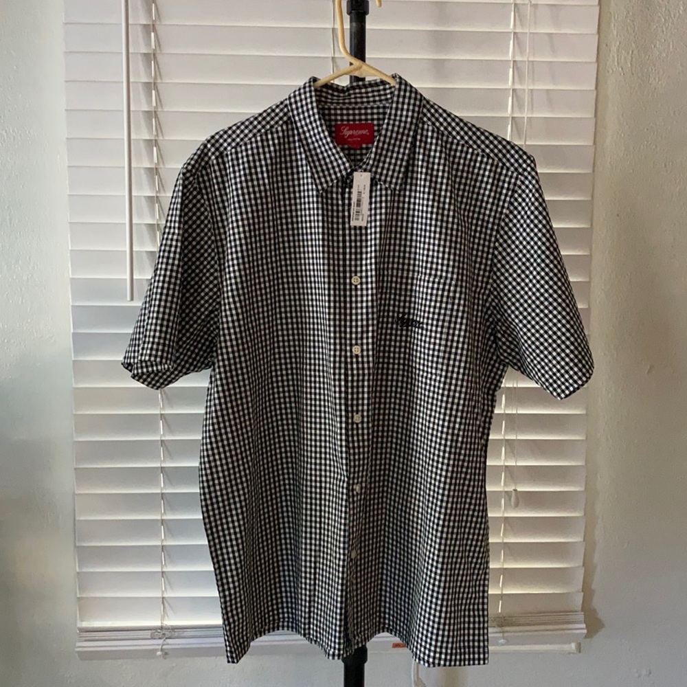 Supreme short sleeve button down shirt